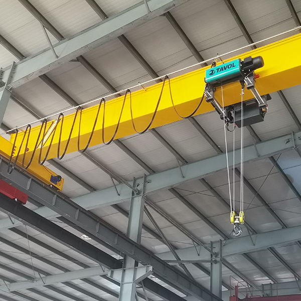 Puente grúa eléctrico de una sola viga con modelo LE Euro Design
