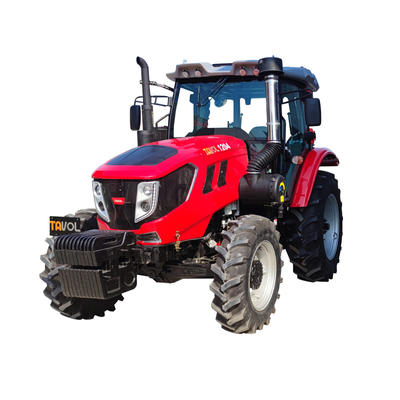 Tractor de ruedas 4x4 120hp con cabina de cambio ligero 12+12 